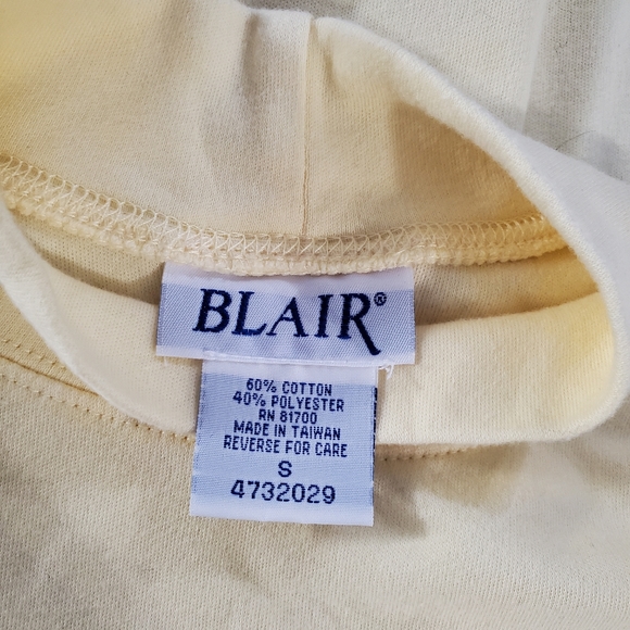 Vintage Blair Mock Neck Longsleeved Pullover  Small - Picture 2 of 6